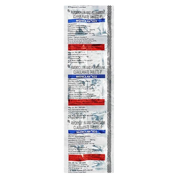 Moxclav 625mg Tablet