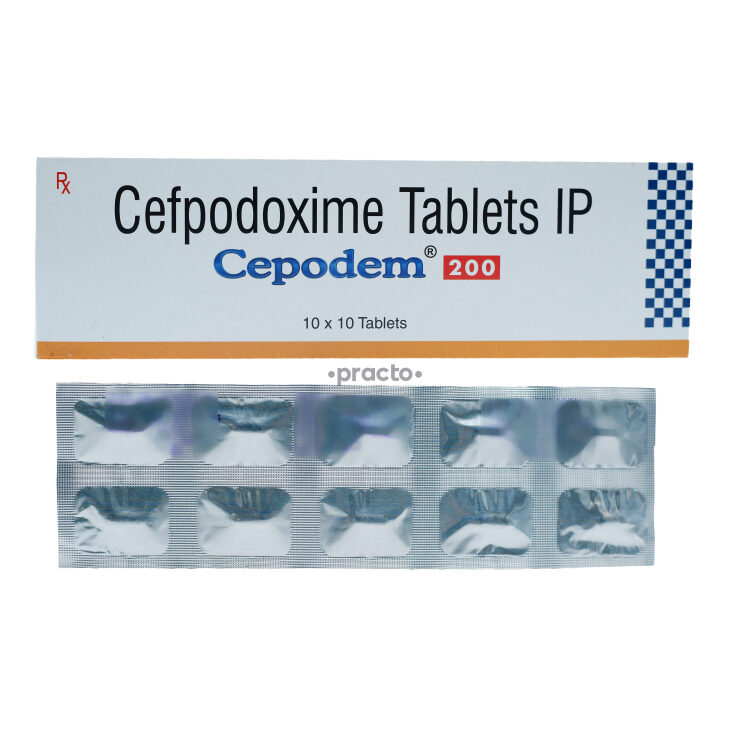 Cepodem 200mg Tablet 10'S