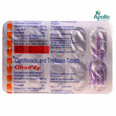 Cifran CT Tablet 10'S
