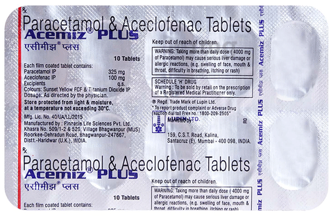 Acemiz Plus Tablet 10's