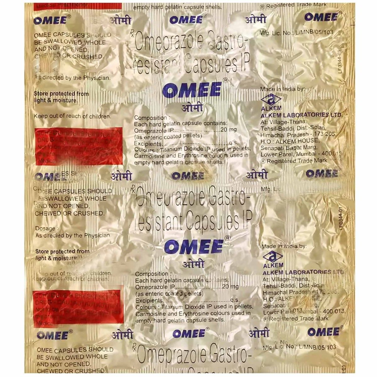 Omee 20mg Capsule 20'S