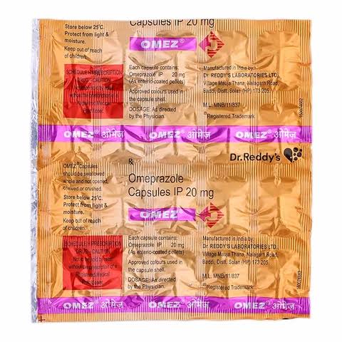 Omez 20mg Capsule 20'S