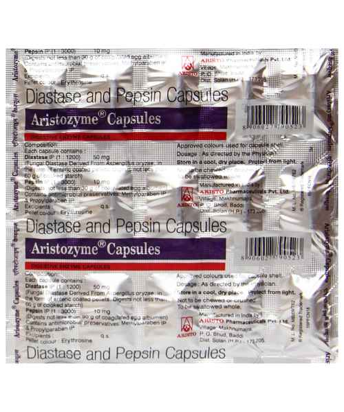 Aristozyme Capsule 15's